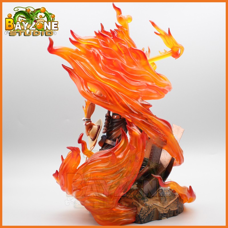 Mô hình ace hỏa quyền kèm hiệu ứng siêu đẹp ( one piece )
