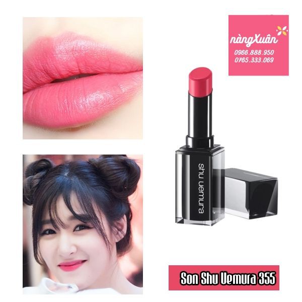 Son SHU Uemura Rouge ❤ 355 vỏ đen