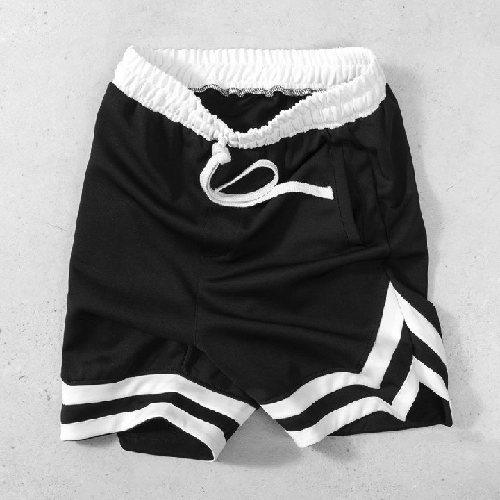 QUẦN SHORT 2V TRẮNG ĐEN - GIN STORE