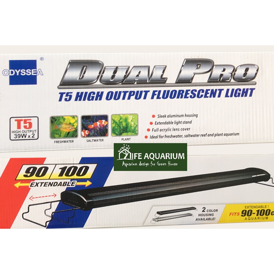 Đèn Odyssea T5HO 2 Bóng 90-100cm - Đèn Thuỷ Sinh Odyssea Cao Cấp