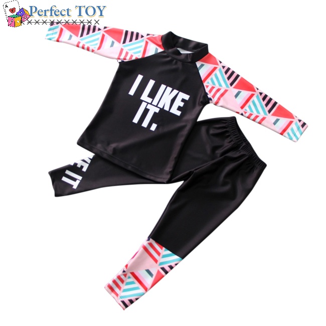 Bộ Đồ Bơi Tay Dài Chống Nắng Nhanh Khô Cho Bé