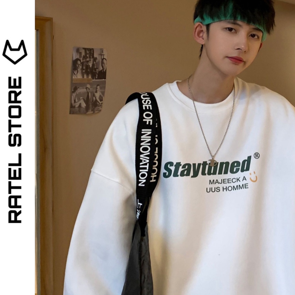 Áo Sweater Local Brand Nỉ Bông Nam Nữ STAYTUNED (MAJEECK A US HOMME) Thu Đông Unisex Form Rộng