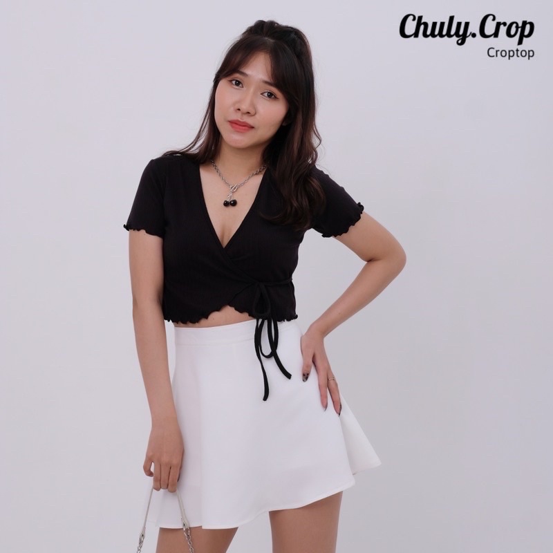 Áo kiểu dây đắp chéo sexy