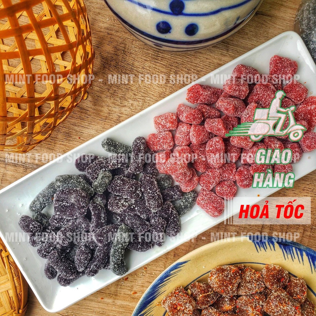 Kẹo Dâu Tây Mix Kẹo Dâu Tằm Đặc Sản Đà Lạt - Lon 500gr