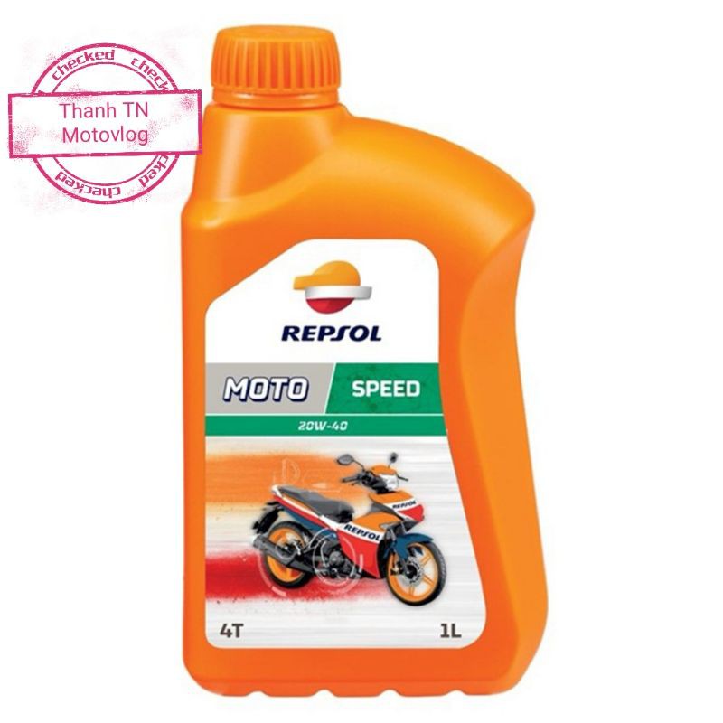 Nhớt Repsol Speed 20w40 chính hãng