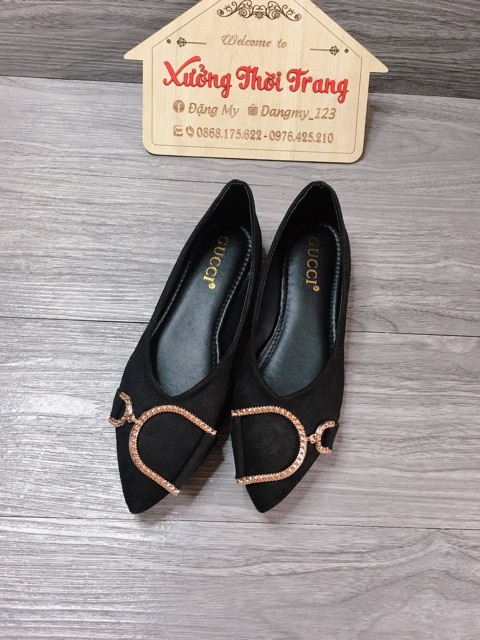 Free Ship Giày búp bê đế bệt móc khóa cực xinh