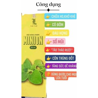 dầu húng chanh MiNiON