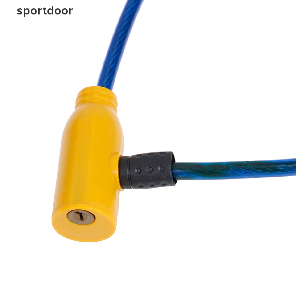 1 Khóa Xe Đạp Chống Trộm Bằng Kim Loại 8x640mm Kèm 2 Chìa Khóa