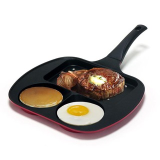 3Egg Pan Frying pan / Breakfast pan omelette Pancake Maker Crepes Waffle