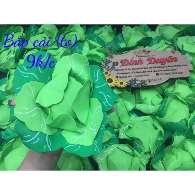 Bắp cải to - đồ chơi mầm non