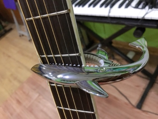 Capo guitar cá mập cao cấp chất lượng