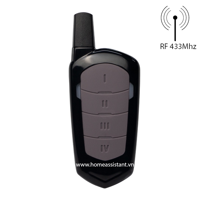 Remote Điều Khiển Sao Chép Sóng RF 433Mhz 4 Nút RC1.4