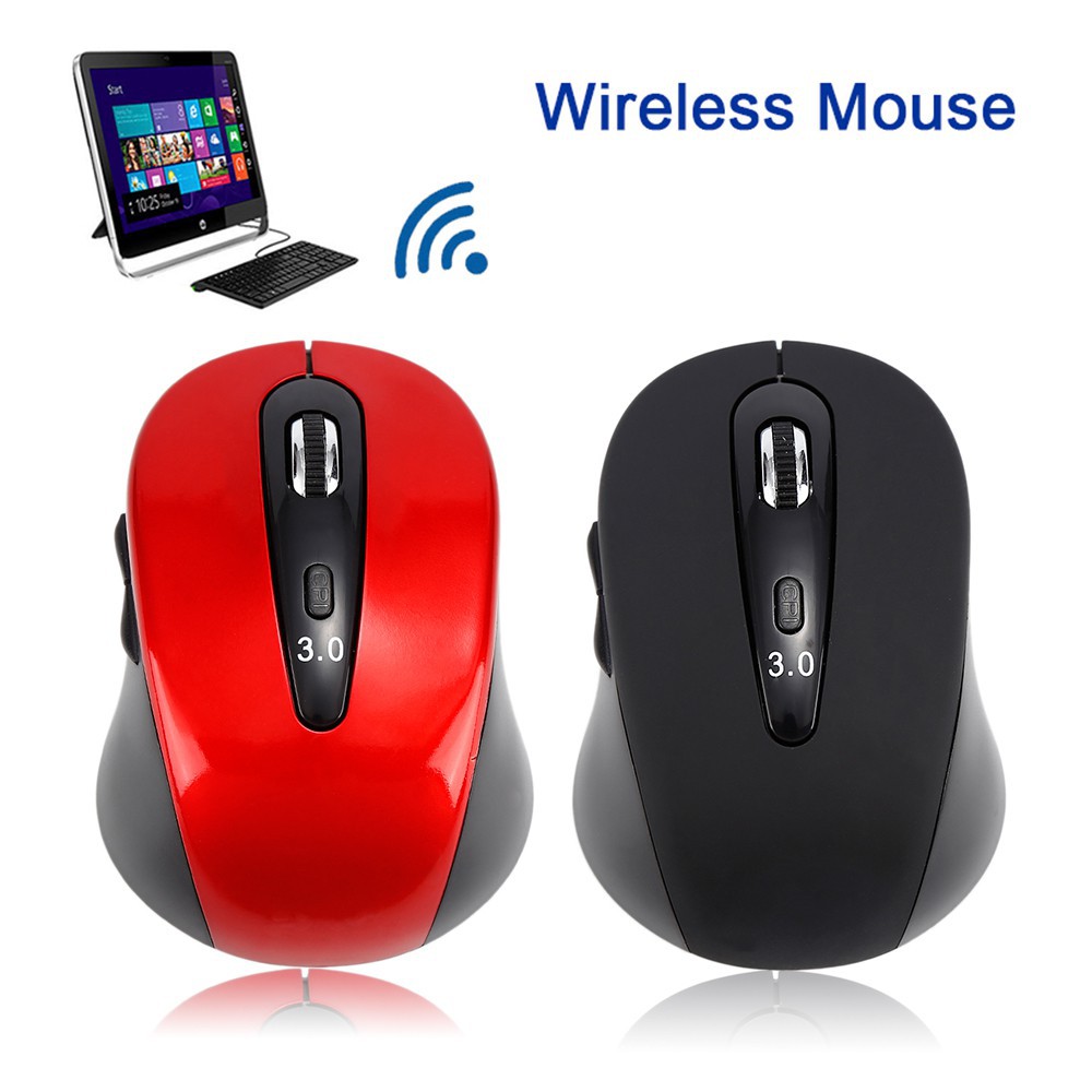 Bluetooth 6D Adjustable 1600DPI Wireless Optical Game Mouse Mice Laptop ZXCM