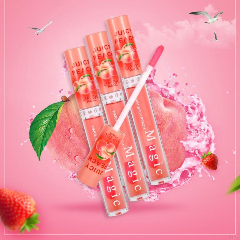 [Hàng mới về] Son Bóng Đổi Màu Không Dính Thành Cốc Lâu Trôi Hương Đào 6ml | BigBuy360 - bigbuy360.vn