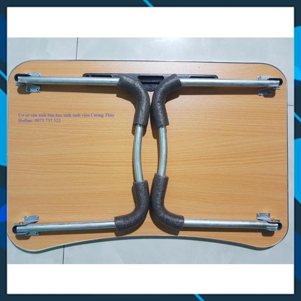 BÀN GẤP THÔNG MINH CÓ KHE CẮM IPAD, ĐIỆN THOẠI ĐỦ MÀU SẮC  ( Free ship theo tiêu chuẩn shopee)