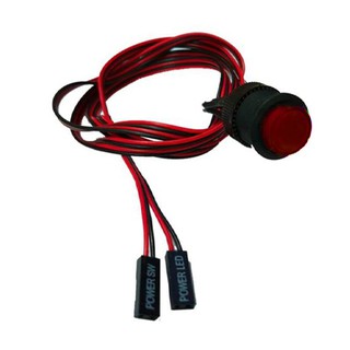 Nút nguồn máy tính Power và Led đỏ, dài 80 cm
