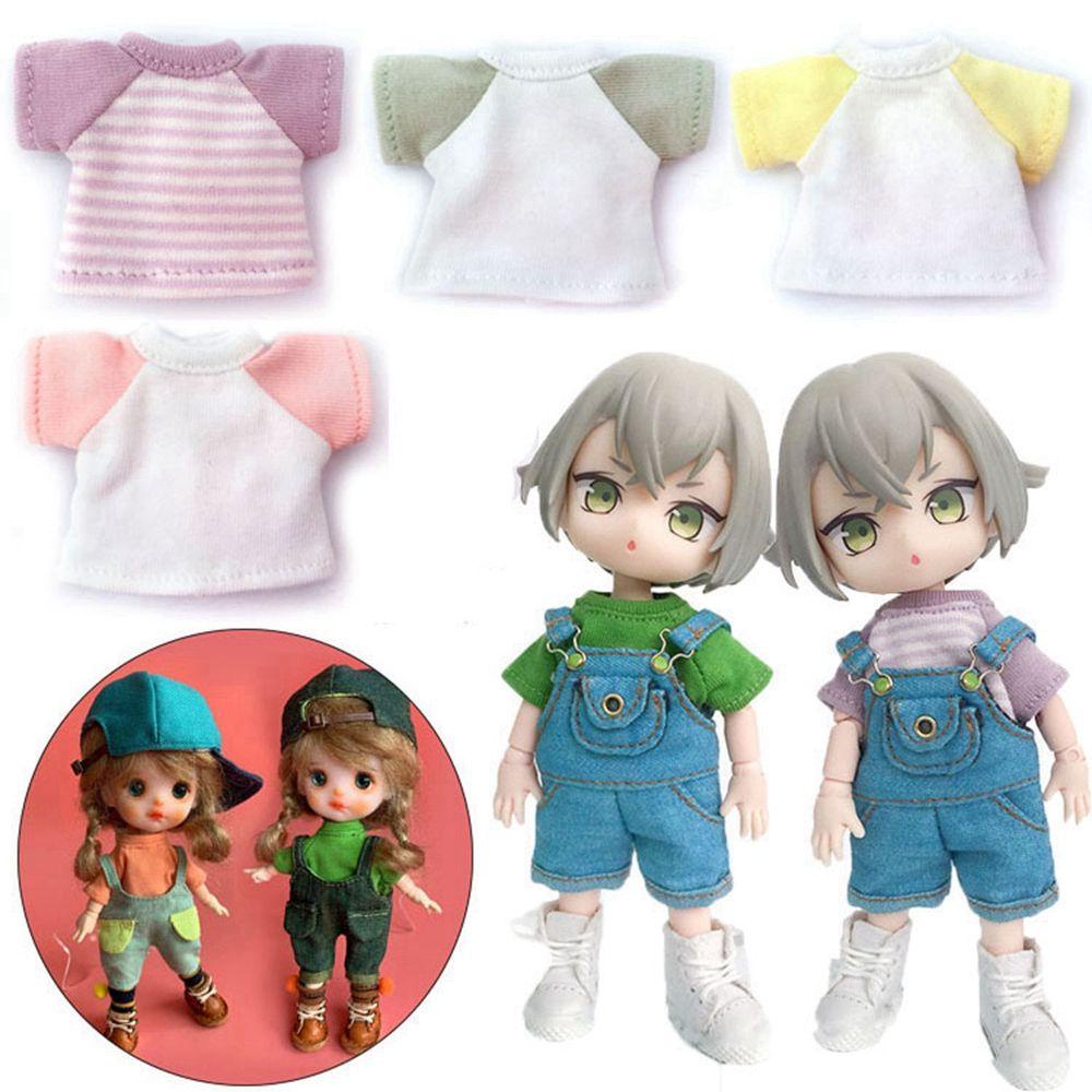 RAINBOW Bộ Quần Áo Thời Trang Dành Cho Búp Bê OB11 1 / 12BJD