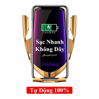 Kệ treo điện thoại,Cách dùng sạc đa năng,Giá Đỡ Điện Thoại Kiêm Sạc Không Dây Trên Ô Tô S5,Thiết Kế Đẹp Hỗ Trợ Sạc Nhanh