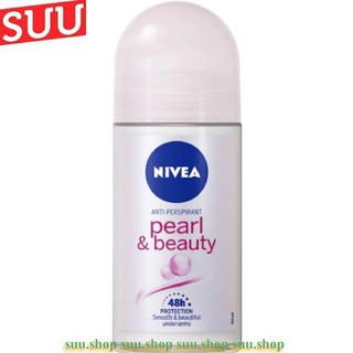 Lăn khử mùi sáng mịn Nivea Pearl & Beauty 25ml
