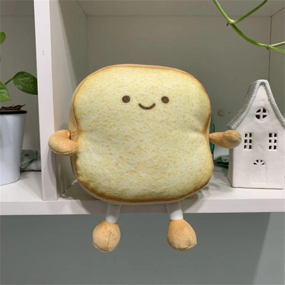 Đồ Chơi Nhồi Bông Hình Bánh Mì Kawai Trang Trí Phòng Ngủ Cho Bé