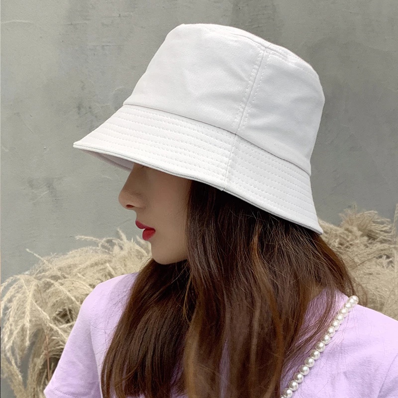 Nón Tai Bèo Chống Nắng Màu Trơn Hai Mặt Phong Cách Nhật Bản Đơn Giản Thoáng Khí Thời Trang Mùa Hè Cho Nam Và Nữ