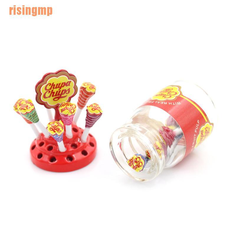 Mô Hình Kẹo Mút Mini Tỉ Lệ 1: 12 Dùng Trang Trí Nhà Búp Bê