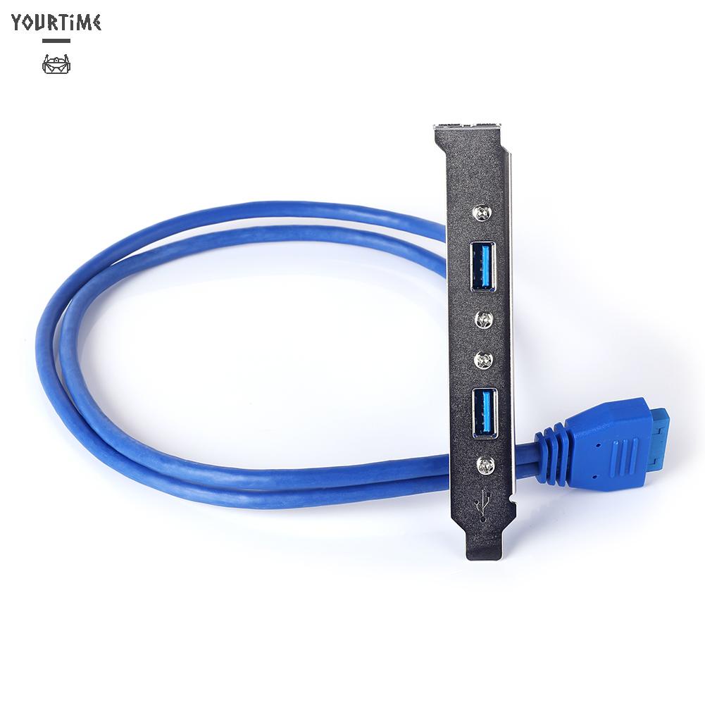 Dây cáp mở rộng bo mạch chủ usb 3.0 20 pin sang usb 3.0