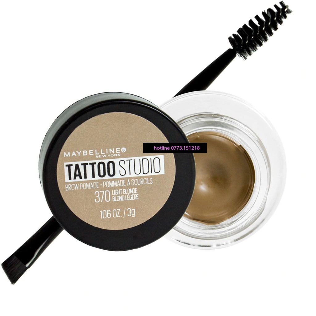 Kem kẻ chân mày lâu trôi Maybelline Tattoo Studio Brow Pomade - Không lem, không vón cục