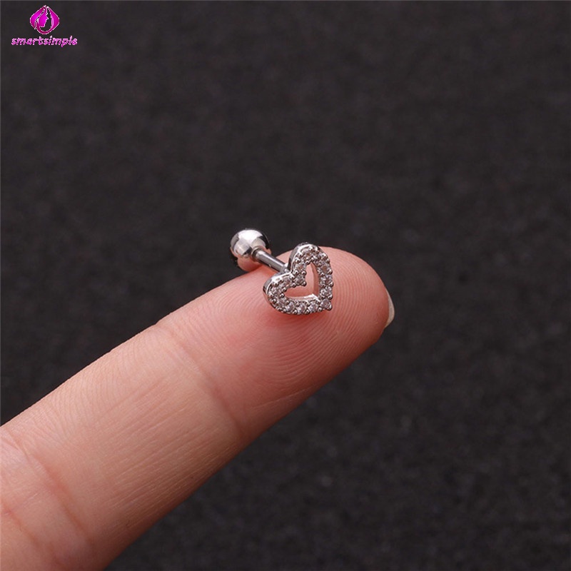 Bông Tai Hình Vương Miện Đính Đá Thiết Kế Độc Đáo Thời Trang