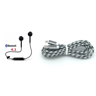 Tai nghe S6 PRO thể thao TV-4.1 + Dây sac bọc dù cho IP 2m(giao màu ngẫu nhiên)