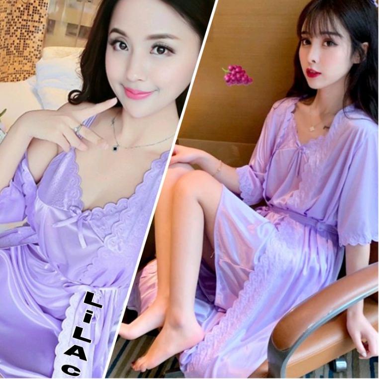 Mall	Bộ Đồ Ngủ KIMONO 2 Trong 1 Vải SATIN Nhập Khẩu | BigBuy360 - bigbuy360.vn