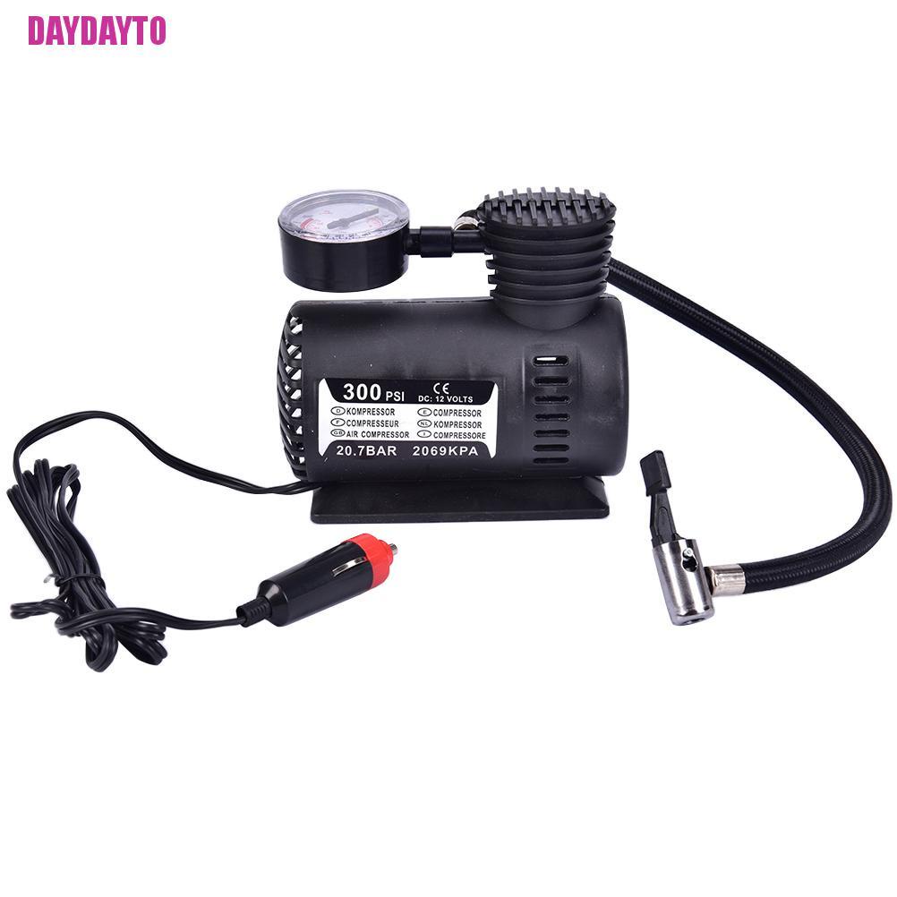 [DAYDAYTO] 12V 300PSI Mini Car Air Pump Portable Tire Air Pump