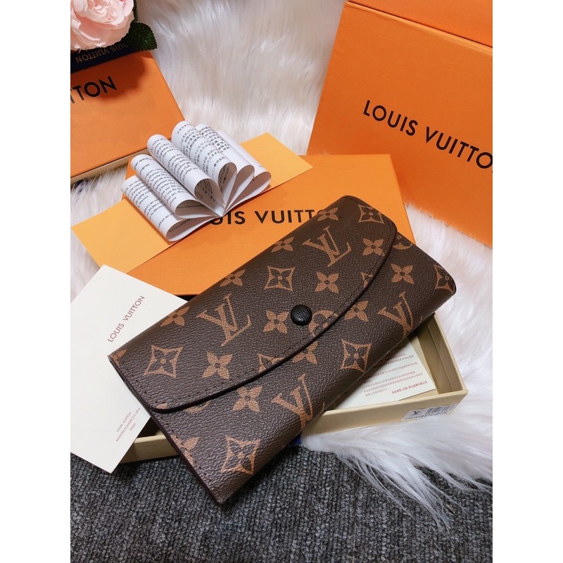 Ví hoa nâu cúc dài size 20 fullbox | BigBuy360 - bigbuy360.vn