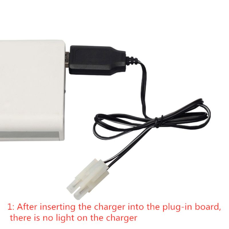 Cáp Sạc USB Ni-Cd Ni-MH KET-2P 250mA Cho Xe Ô Tô Đồ Chơi