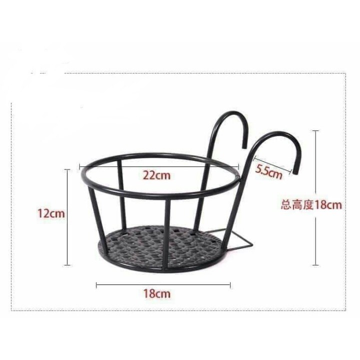 GIÁ SẮT TREO HOA CÂY CẢNH BAN CÔNG CỬA SỔ