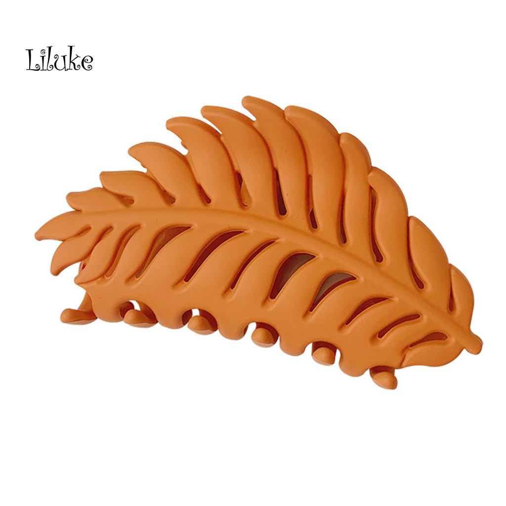 Kẹp Tóc Hợp Kim Hình Chiếc Lá Thời Trang Cho Nữ