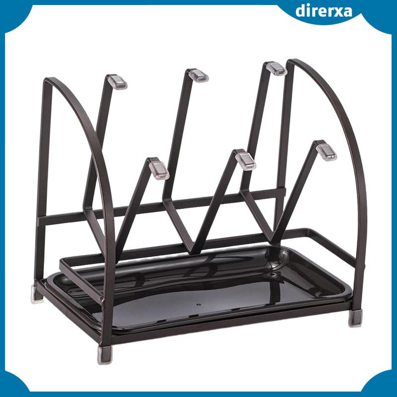 Giá Đỡ Phơi Khô Cốc Chống Trượt Có Khay Phơi Khô Phong Cách Dành Cho Nhà Bếp Gia Đình
