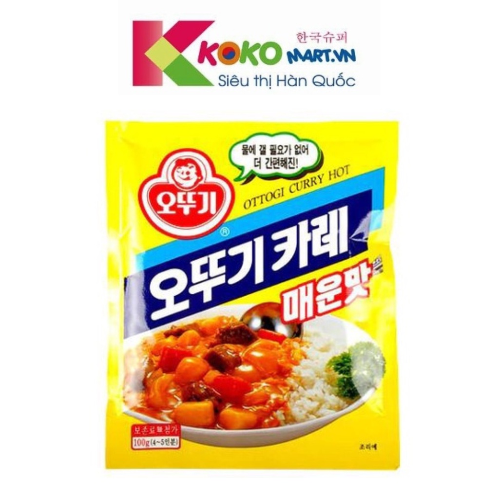 Bột Cà Ri Cay Ottogi Hàn Quốc 100g