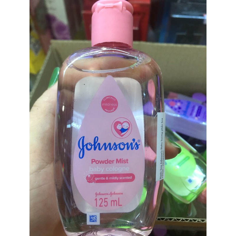 Nước hoa Johnson Baby 125ml an toàn cho bé