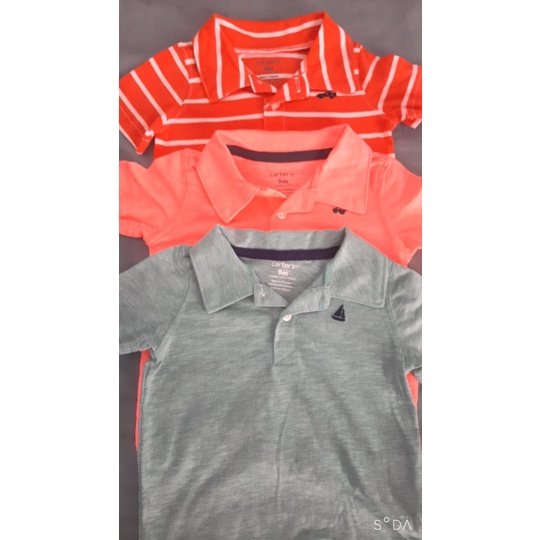 Áo thun polo CARTER, Osk cho bé trai, bé gái hàng VNXK dư xịn,chất cotton size 3m-14year