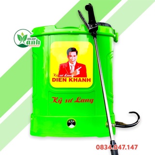 Bình phun thuốc trừ sâu 20L, bình xịt điện tưới cây DIÊN KHÁNH - 12V/12A Bơm đôi, 20 lít