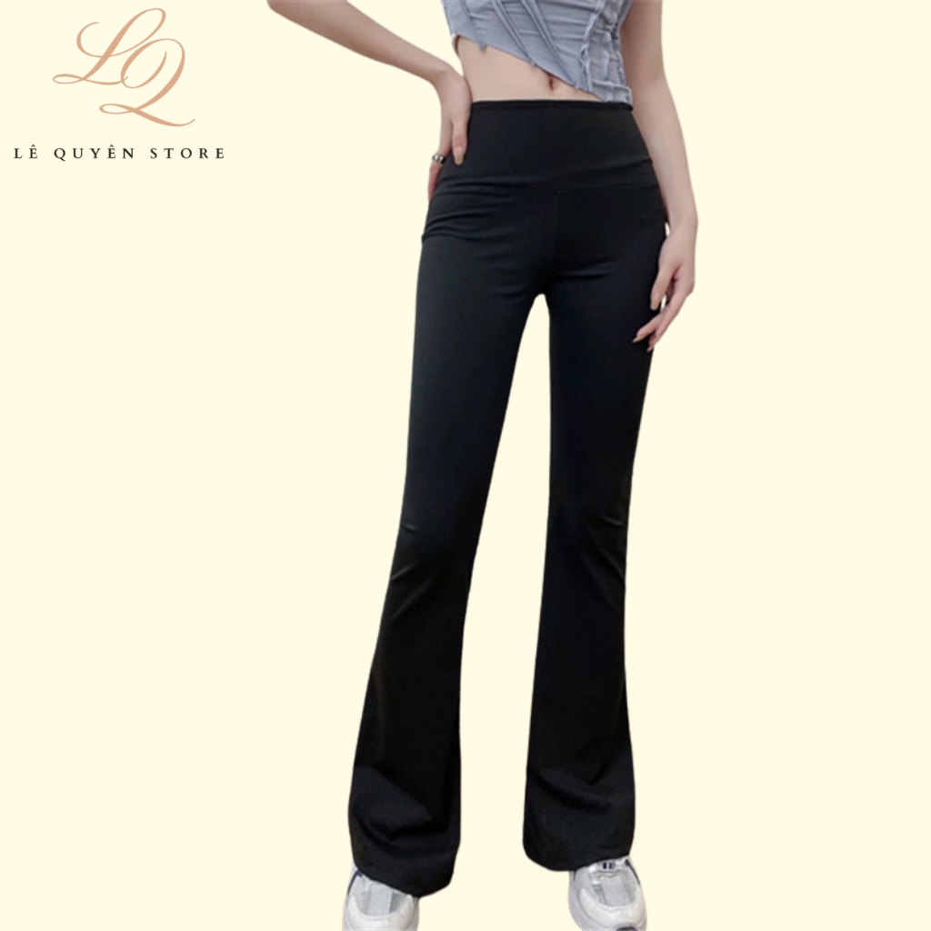 Quần legging ôm ống loe dáng dài