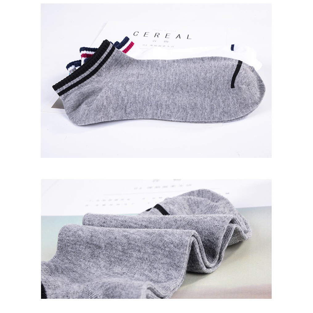 Đôi Tất Chân CỔ NGẮN SỌC Loại 1 V7 Dành Cho Bạn Gái