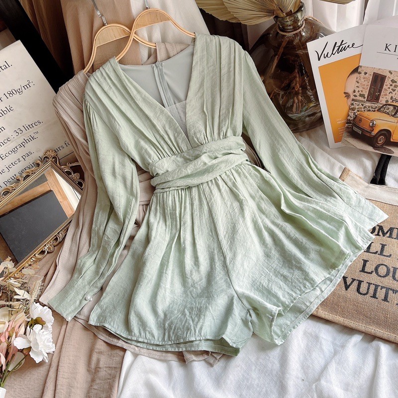 JUMPSUIT KEM - XANH MINT