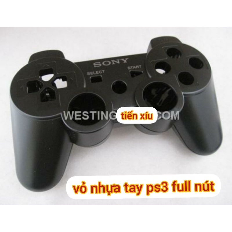 Vỏ nhựa tay cầm Ps3 full nút nhựa không đổi trả