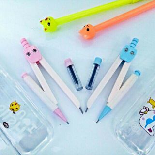 [2chiec]Compa chì kim dành cho học sinh sơn tĩnh điện