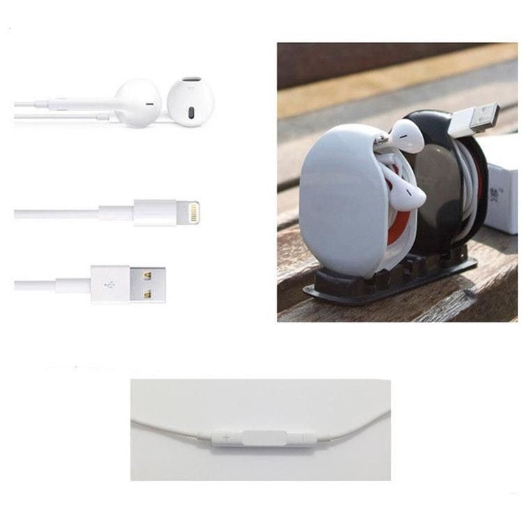 Bộ cuộn dây cuộn cáp sạc quấn tai nghe tự động tiện lợi phụ kiện điện thoại thông minh Phặn Phặn