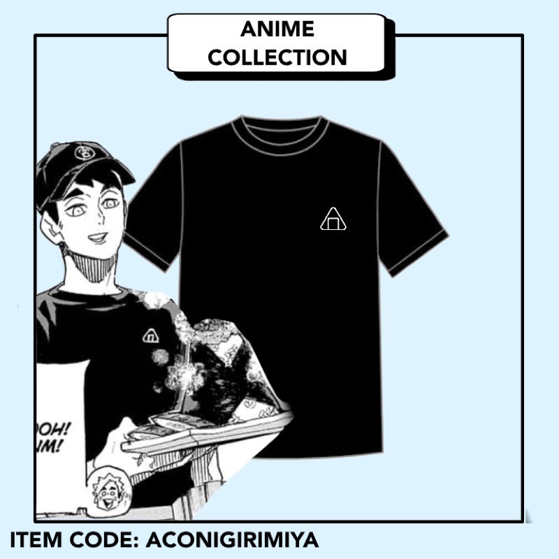 Áo thun in hình Anime Haikyuu Onigiri Miya Miya Osamu độc đẹp giá rẻ