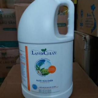 Nước rửa chén bát hữu cơ LayerClean hương quế 5l az88