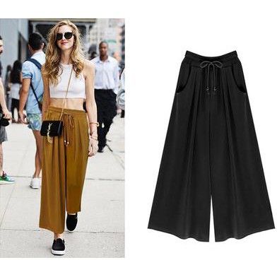 European station 2020 summer new style 200 kg loose casual pants harem pants fat sister plus size wide leg pants women's pants